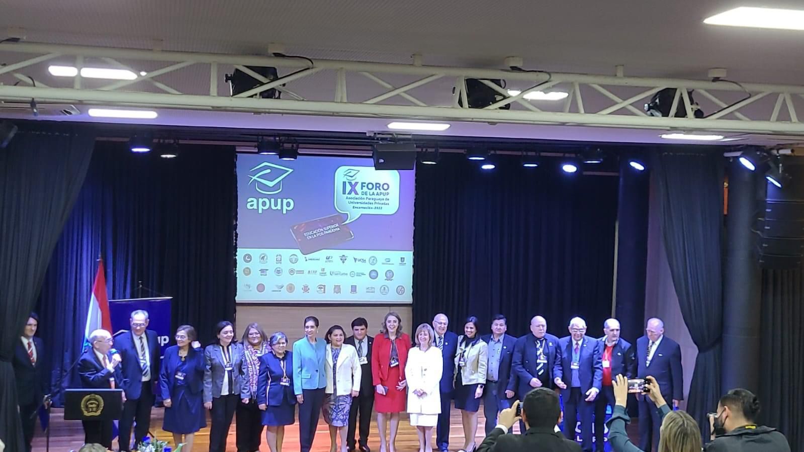 La UPE presente en el  IX Foro de la Asociación Paraguaya de Universidades Privadas, APUP